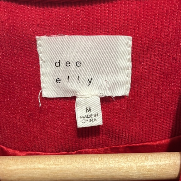 Corduroy red Christmas Blazer size medium - Picture 6 of 15